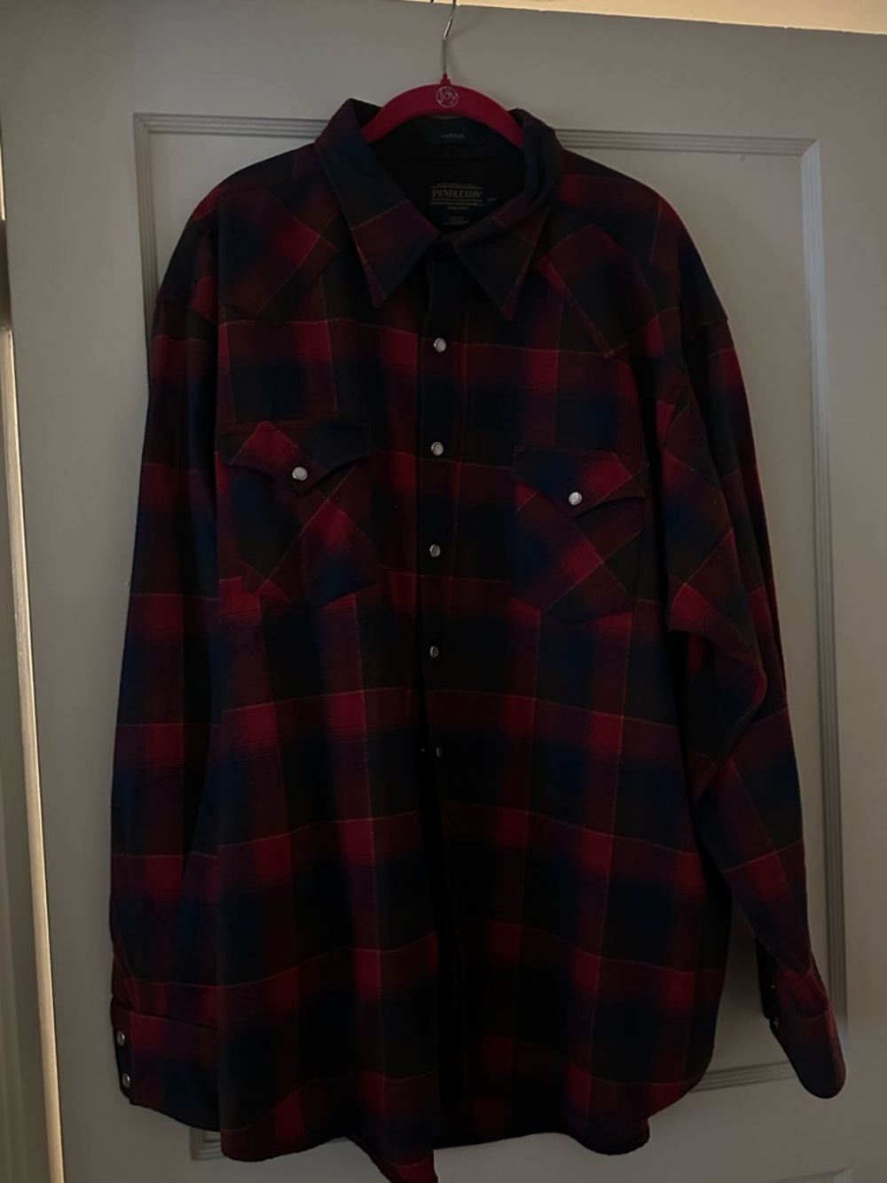 Pendleton Plaid Wool Canyon Button Shirt